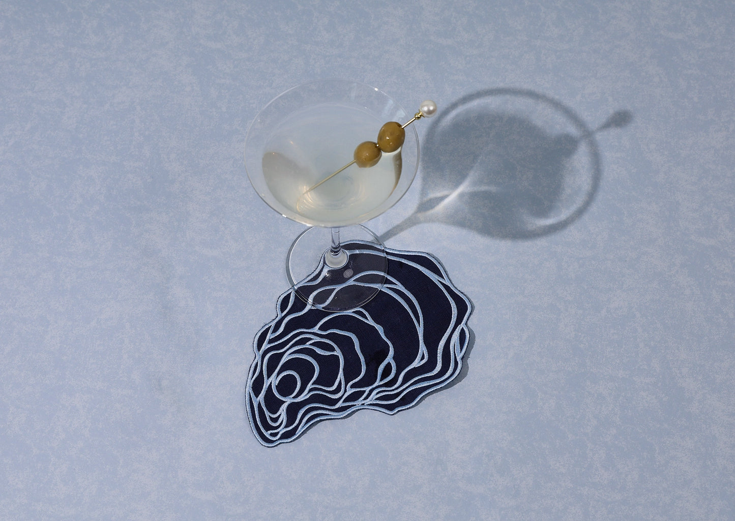 Oyster Linen Cocktail Napkins - Set of 4
