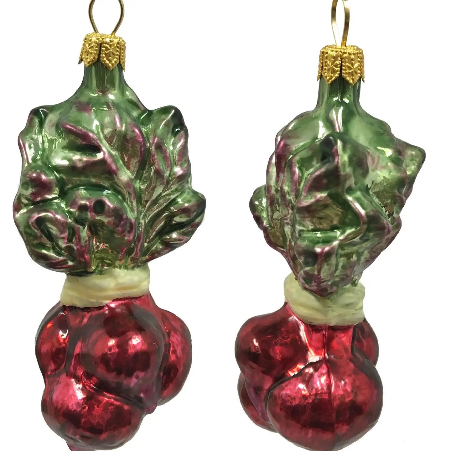 Red Beet Glass Ornament