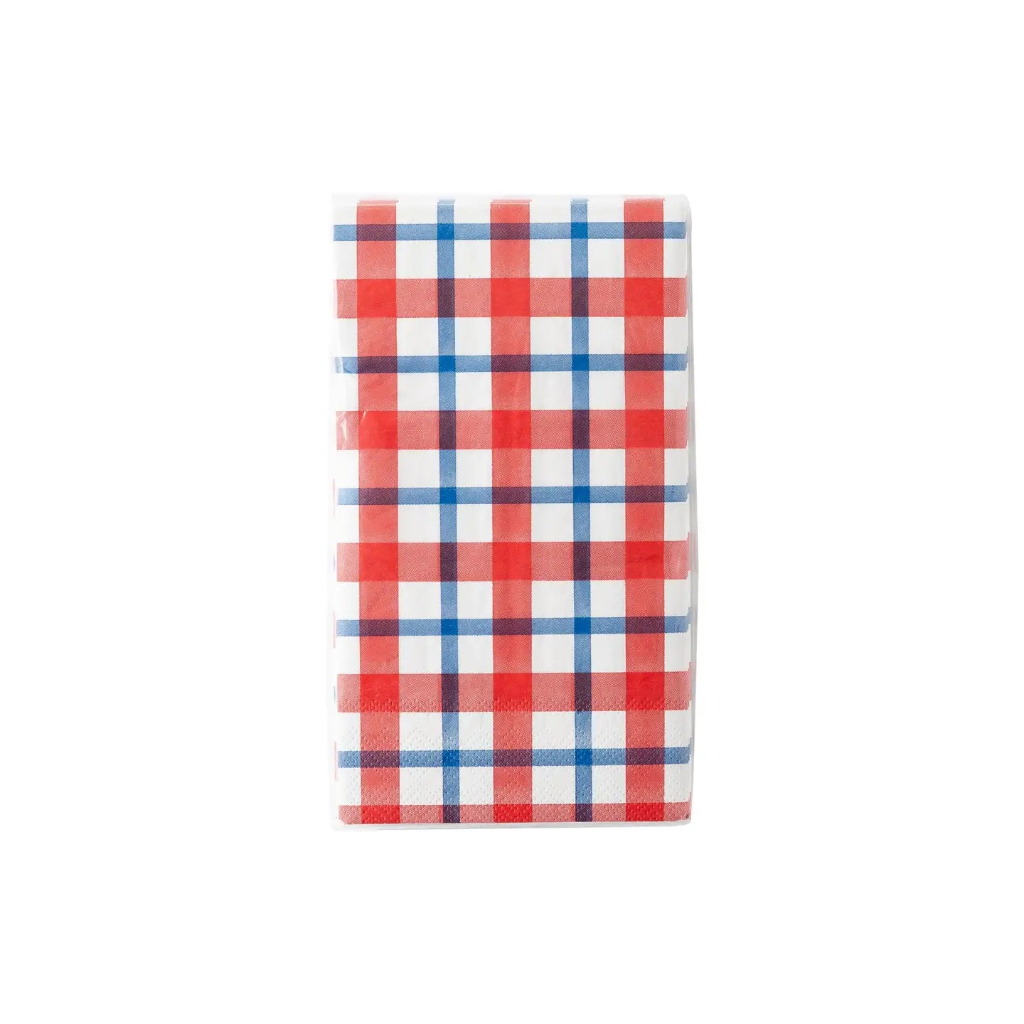 Plaid Paper Guest Towel Napkin