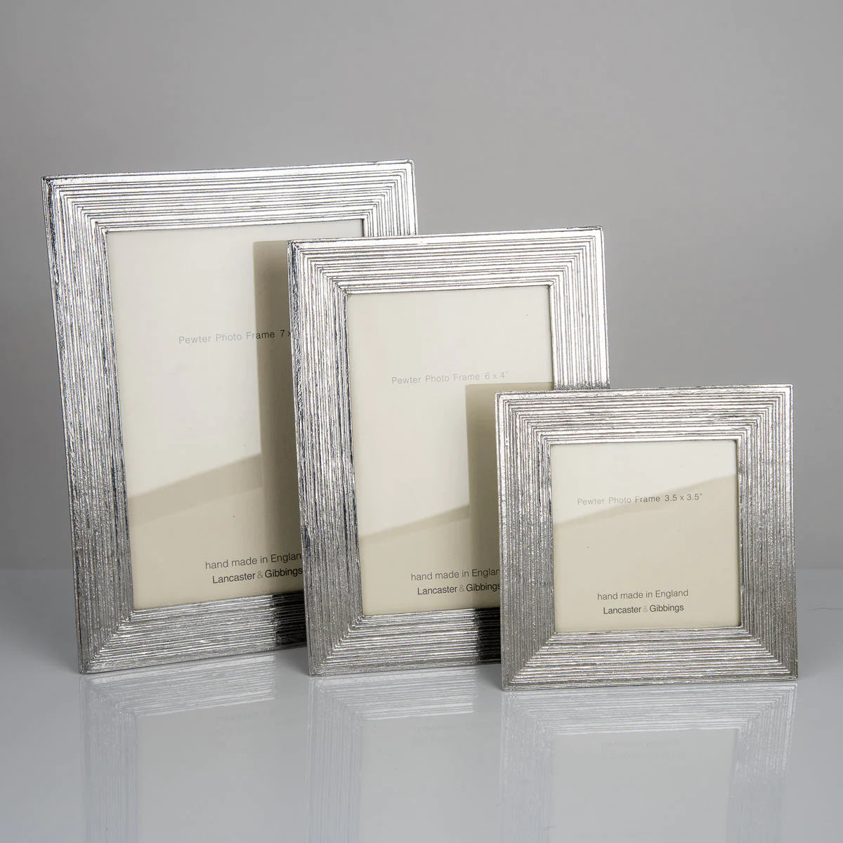 Torcross Hand Cast Pewter Photo Frame, 3.5x3.5