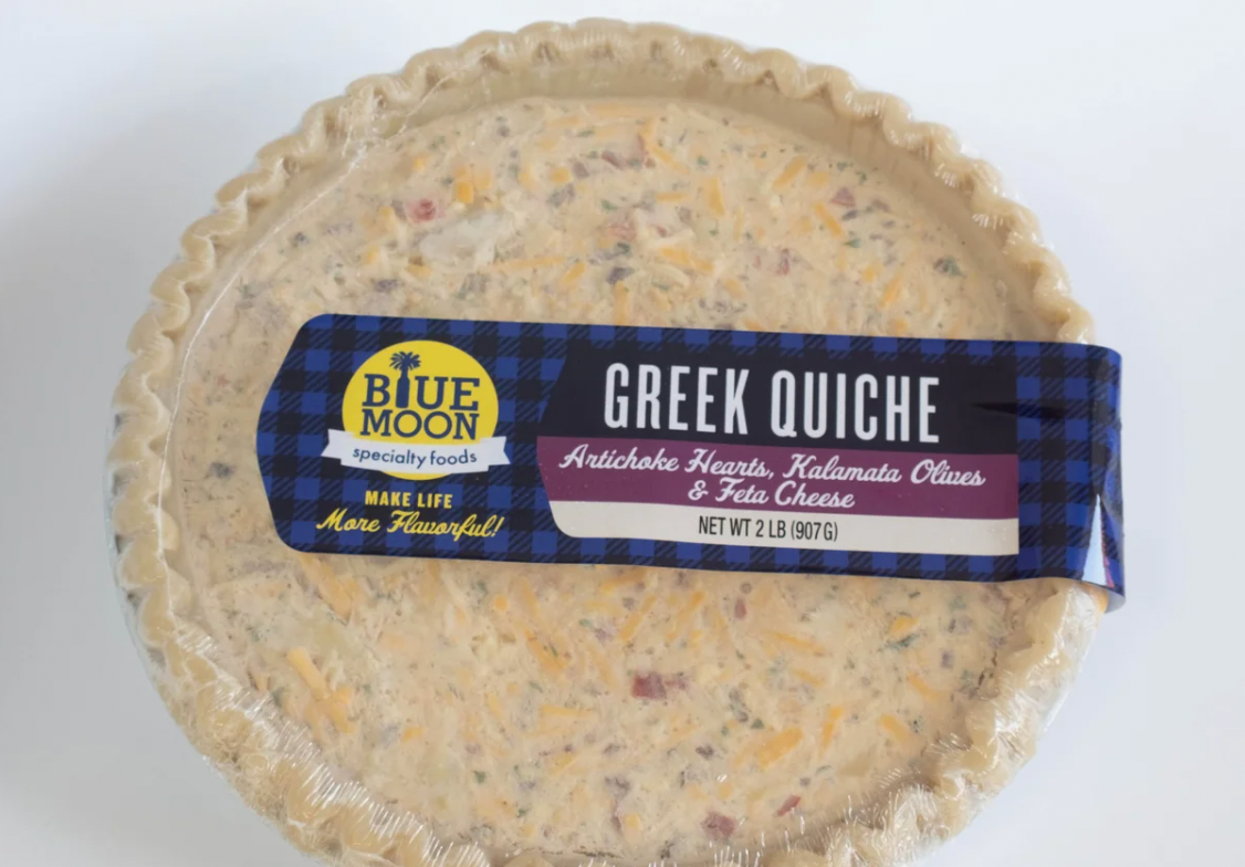 Greek Quiche, Blue Moon