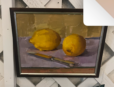 Lemons Painting