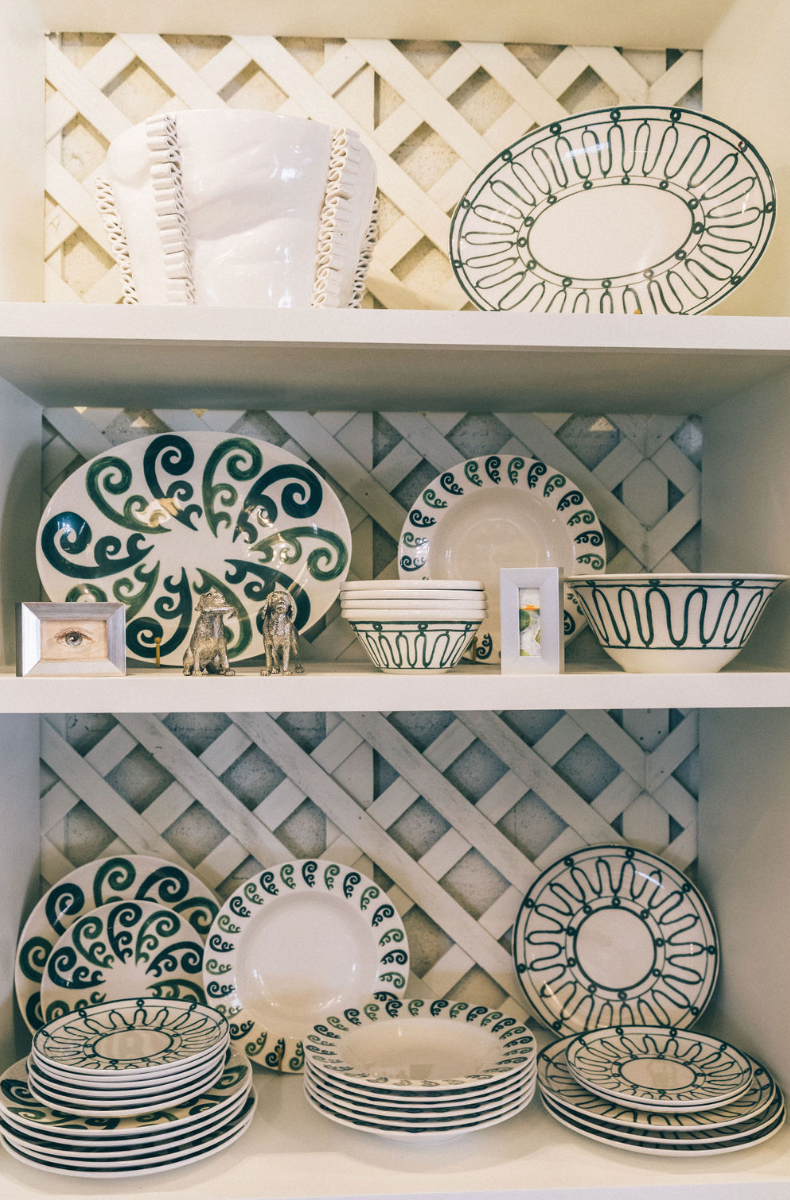 Athenee Two Tone Green Peacock Soup Plate