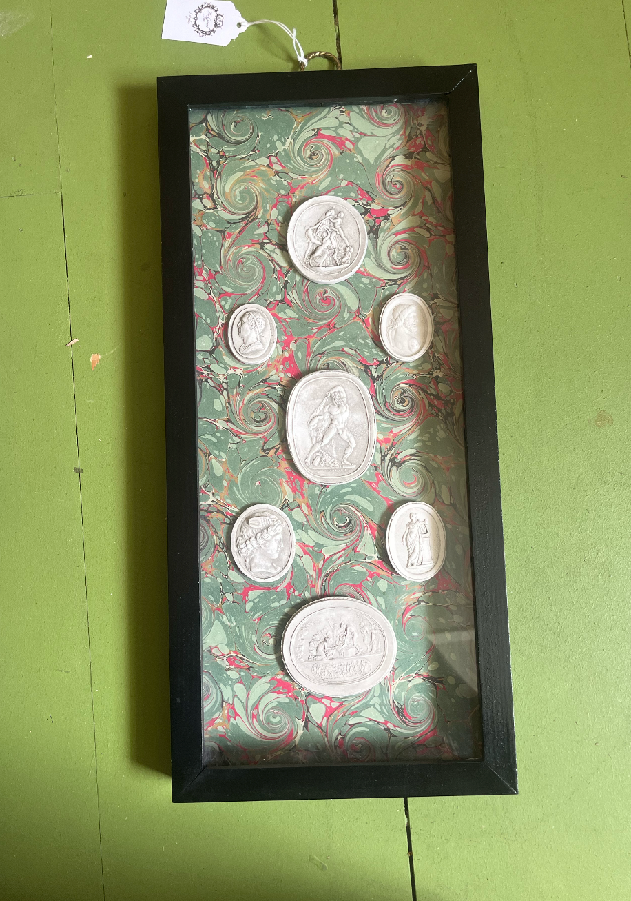 Green Intaglio Shadowbox