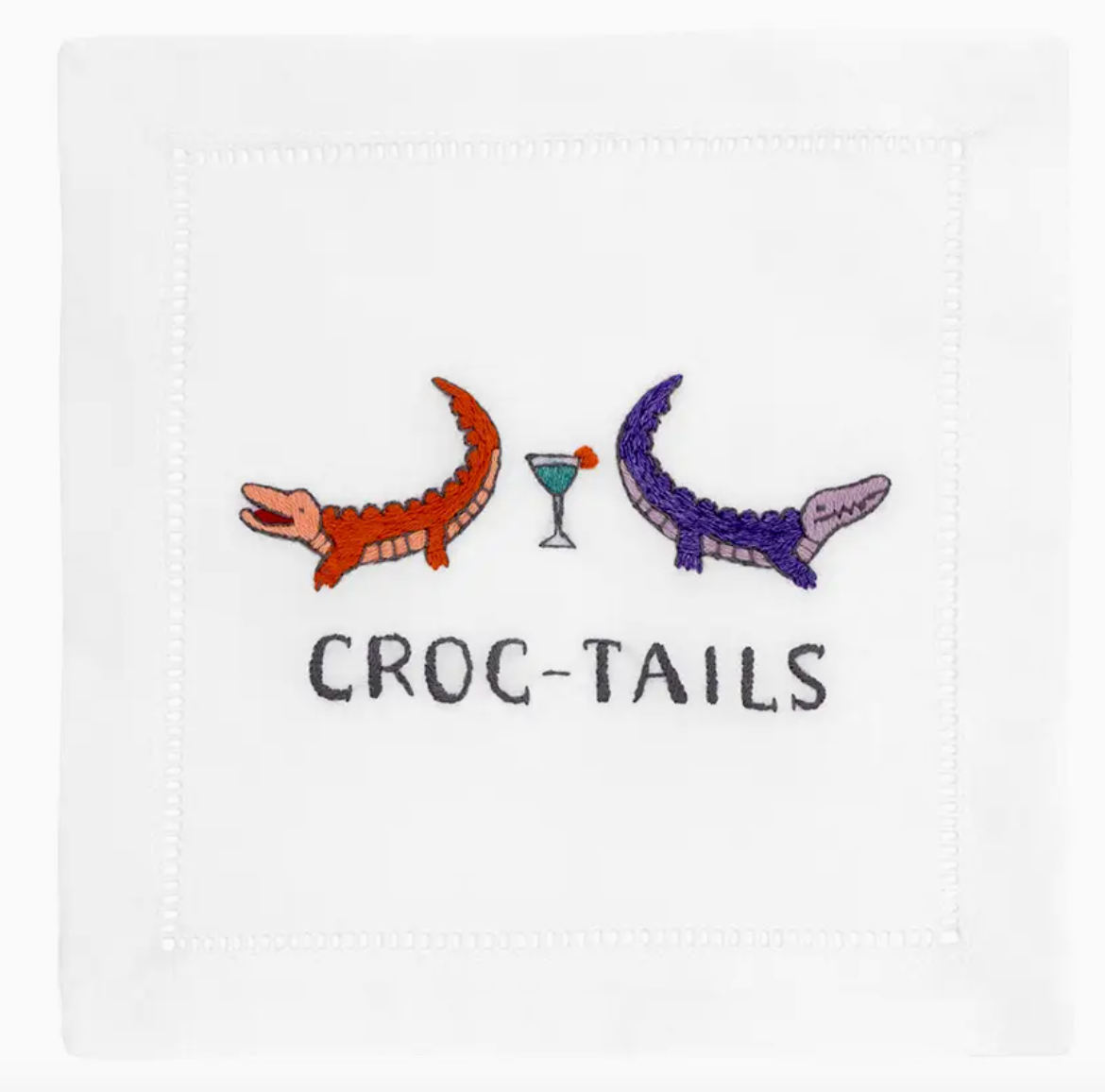 Croc Tails Cocktail Napkin
