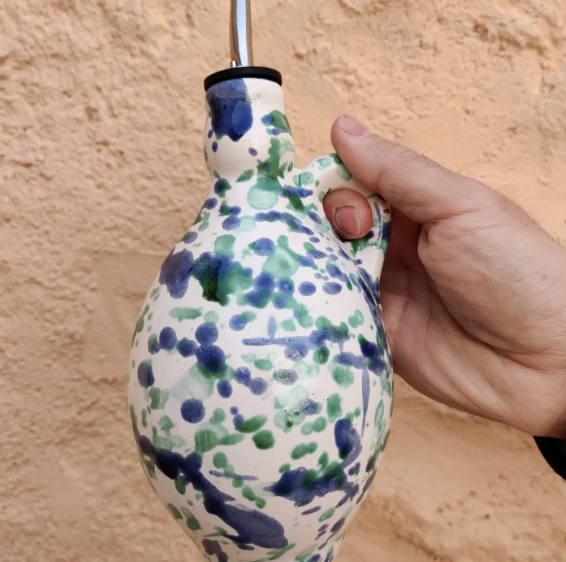 Ceramic Olive Oil Bottle