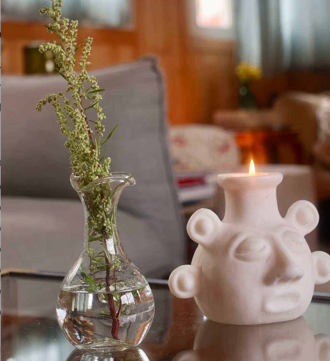 Lorette Transparent Bud Vase