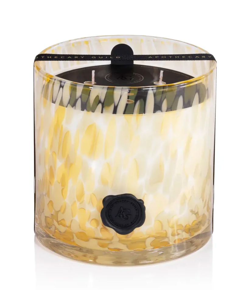 Apothecary Guild Opal Glass Three-Wick Candle - Portofino