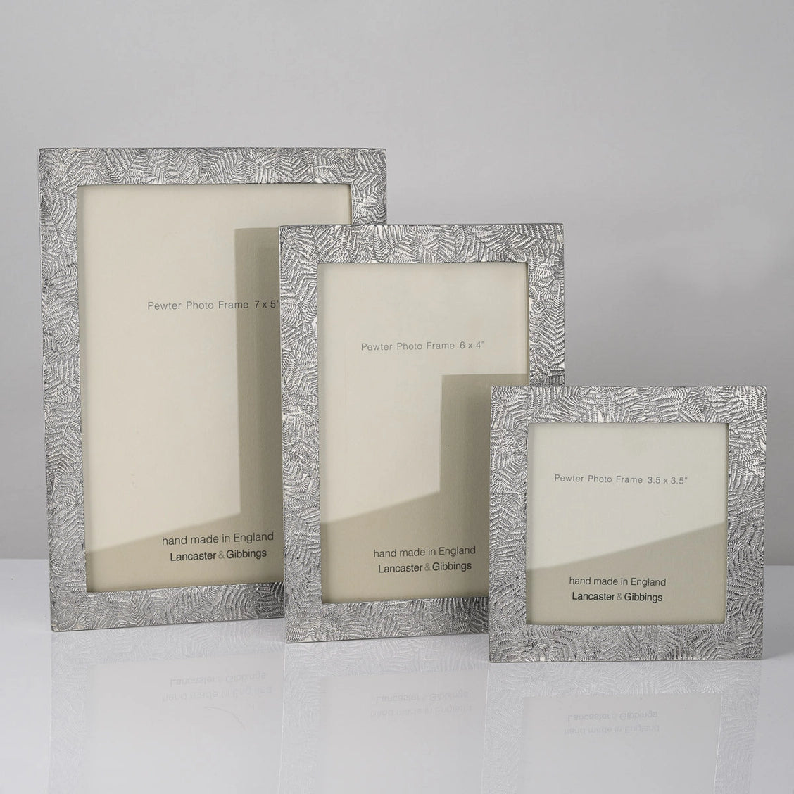 Hedgerow Hand Cast Pewter Photo Frame 4x6