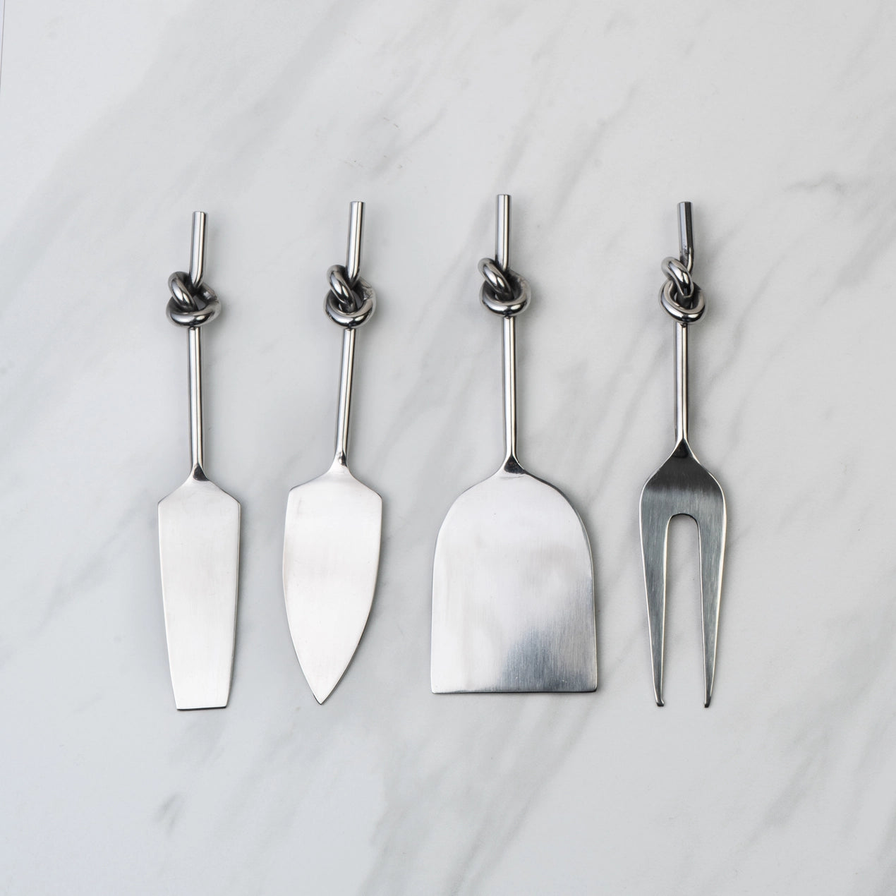 Knot Handle Cheese Tools, Set Of 4
