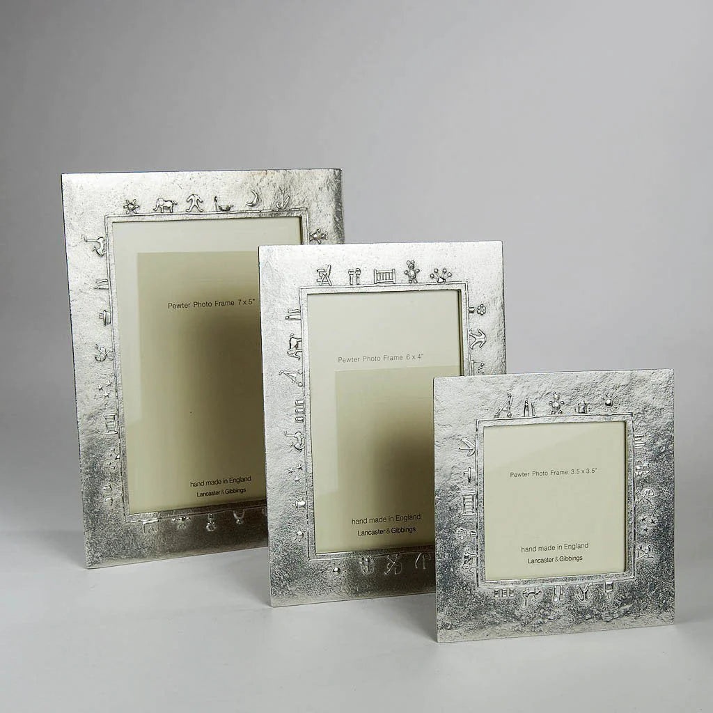 Baby Charms Square Photo Frame, 3.5" x 3.5"