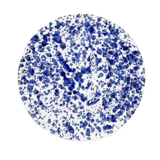 Blue Splatter Soup Bowl