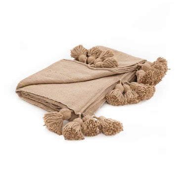 Moroccan Pom Pom Blankets