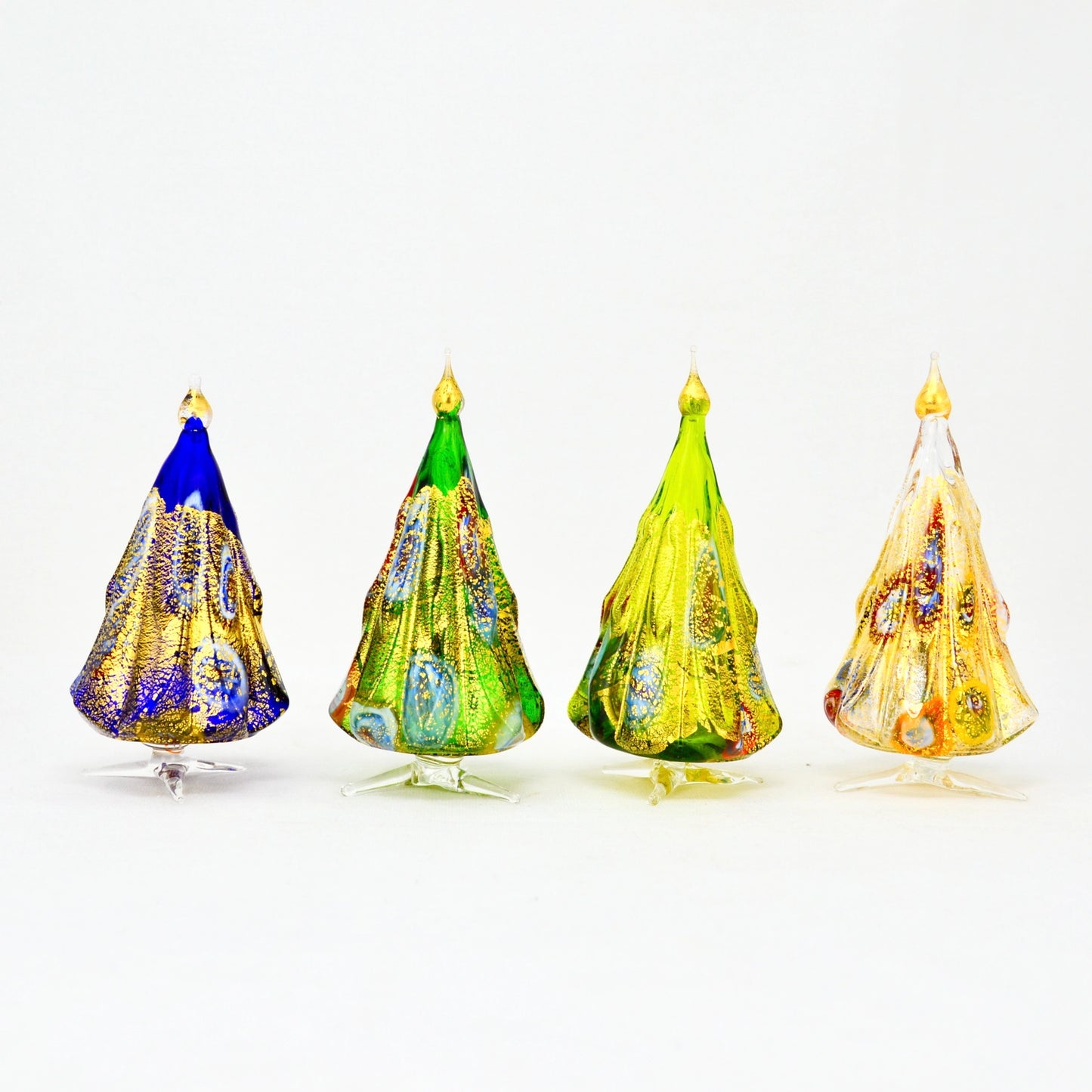 Murano Millefiori Christmas Tree, 24k gold
