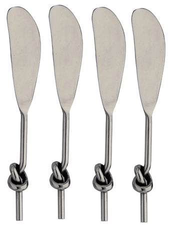SS Knot Handle Spreaders, Set of 4