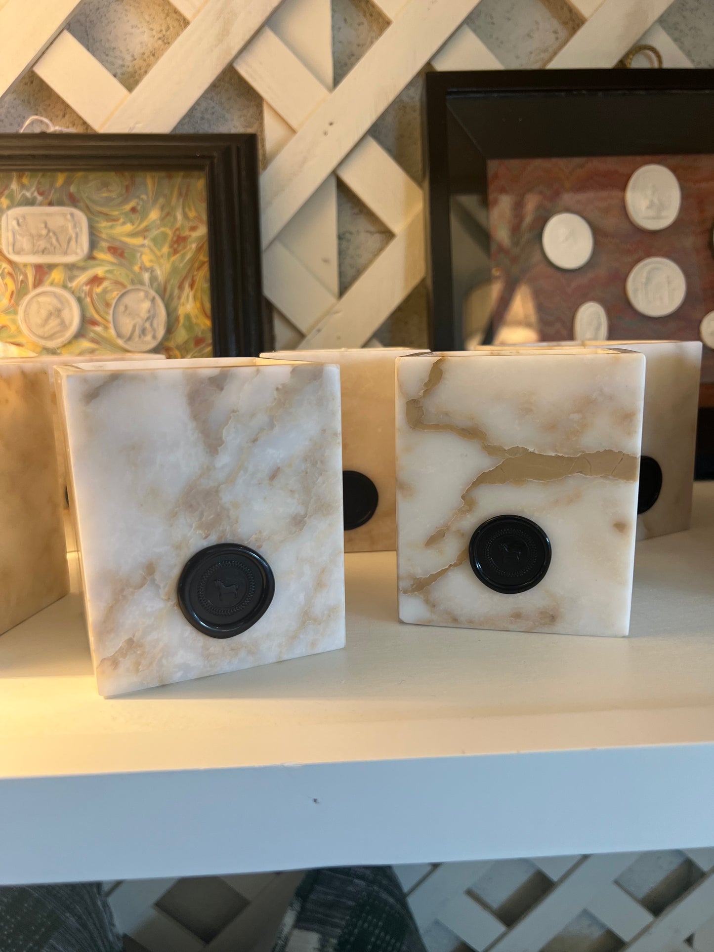 Marble Mosaic Candle