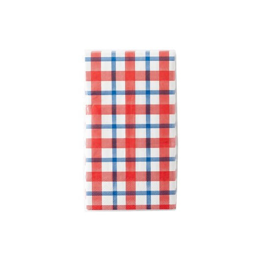 Plaid Paper Guest Towel Napkin