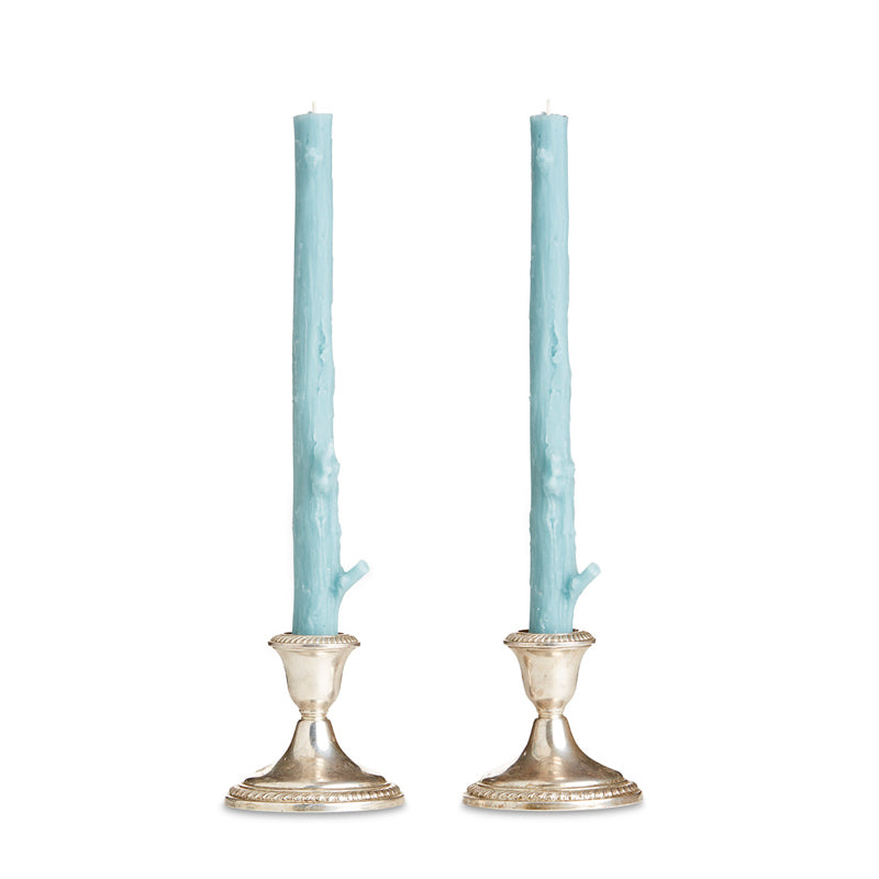 Cedar Stick Candles, Pair