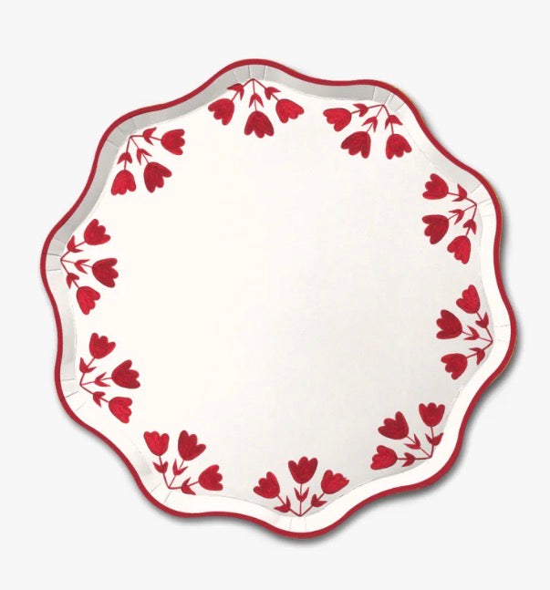 Poppy Hors d'Oeuvres Plate Set