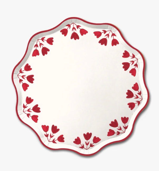 Poppy Hors d'Oeuvres Plate Set