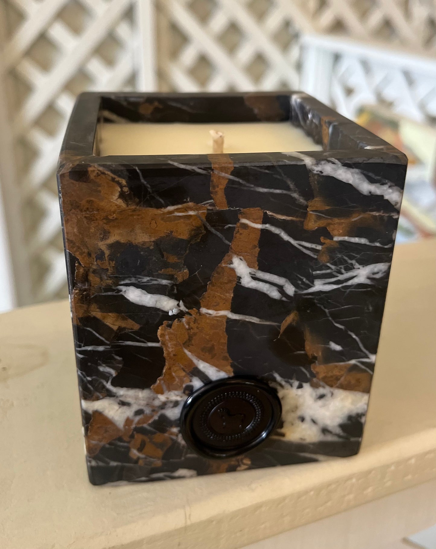 Marble Mosaic Candle