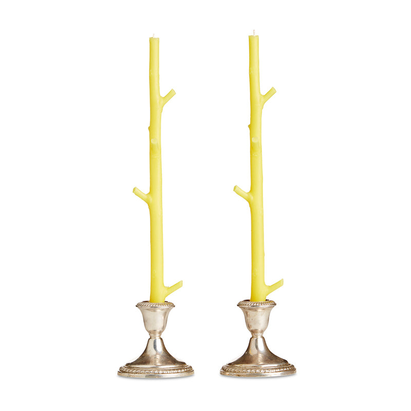 Maple Stick Candles, Pair