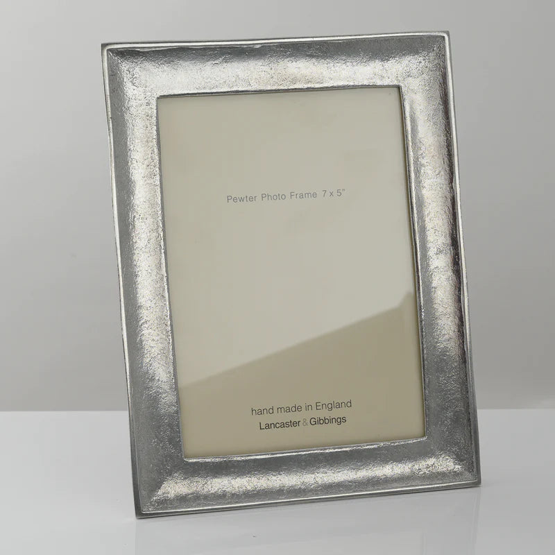Kingston Hand Cast Pewter Photo Frame, 5" x 7"