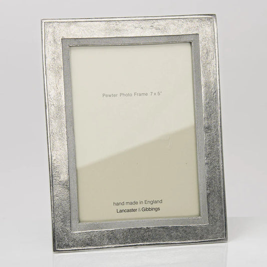 Bantham Hand Cast Pewter Photo Frame 5x7