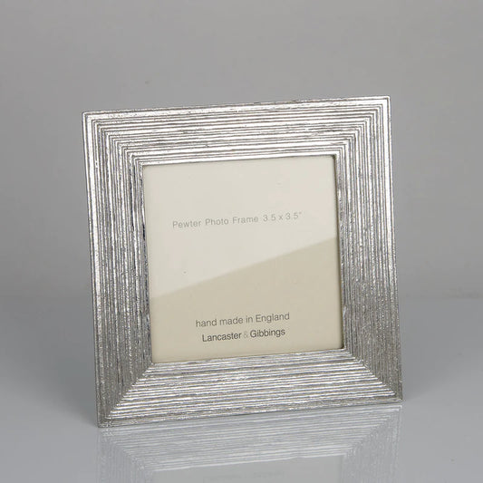 Torcross Hand Cast Pewter Photo Frame, 3.5x3.5