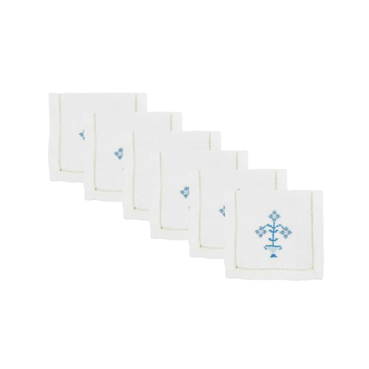 Bouquet Mezze Cocktail Napkin, Set of 6