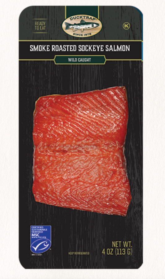 Sockeye Salmon, Roasted (hot smoked)