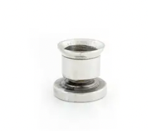 Pewter Taper Candle Holder - Small Silver