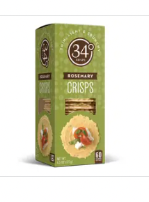 Rosemary Crisps, 34 Deg