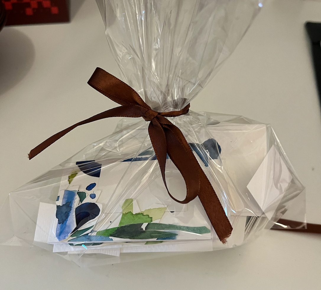 Painted Place cards, Set 8