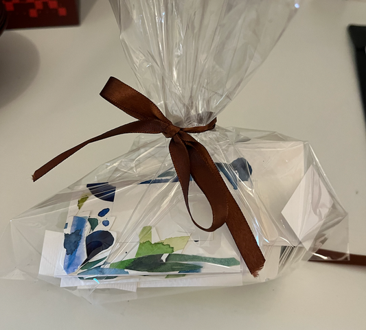 Painted Place cards, Set 8