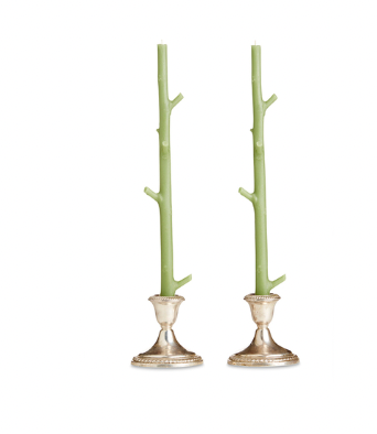 Maple Stick Candles, Pair