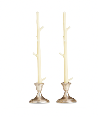 Maple Stick Candles, Pair
