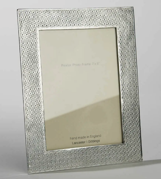 Kirko Hand Cast Pewter Photo Frame 4x6