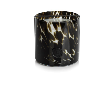 3 Wick Black Fig Vetiver Candle, AG Opal Glass