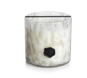 3 Wick Gardenia Candle, AG Opal Glass 3