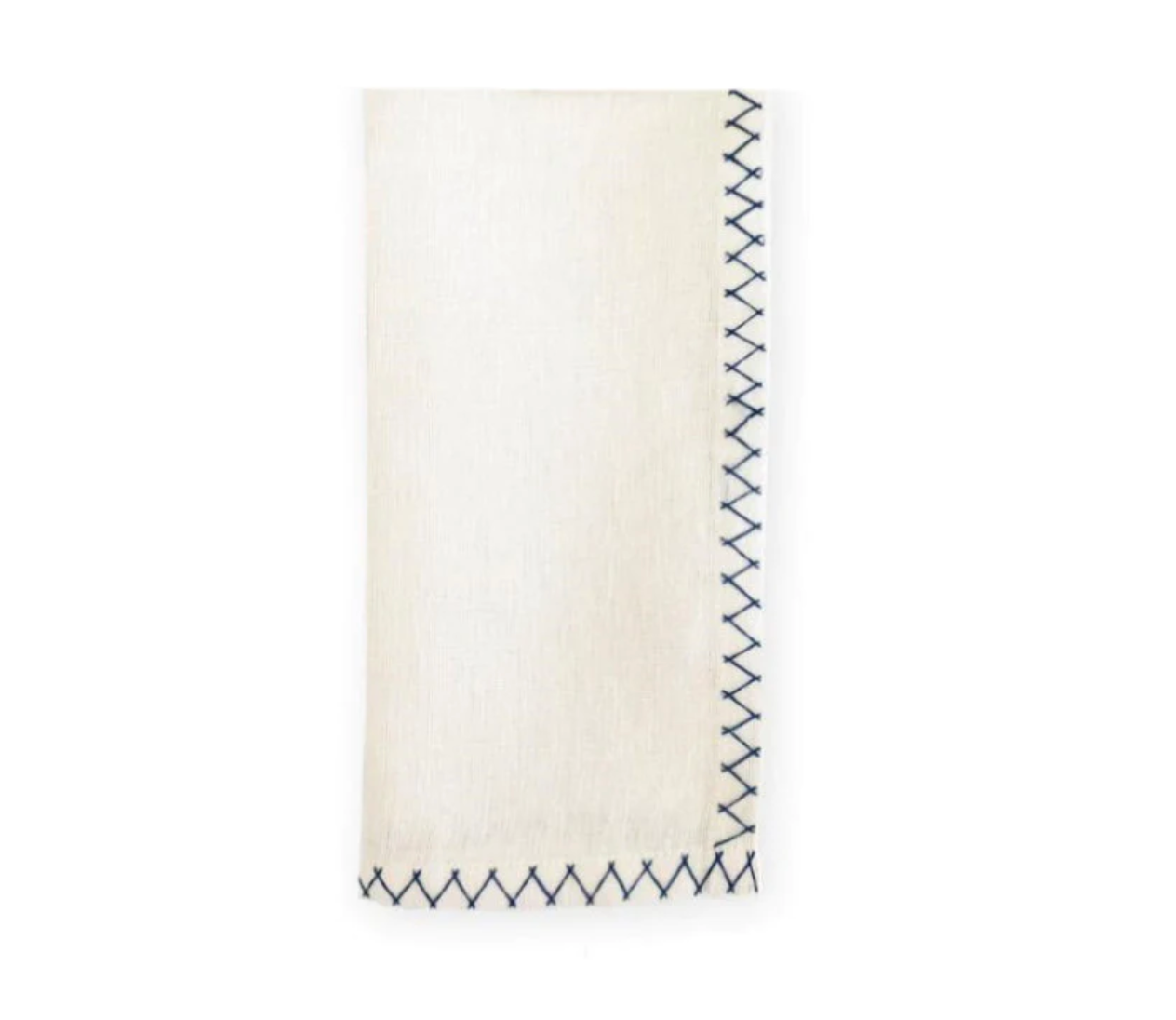 Zig Zag Napkin Navy