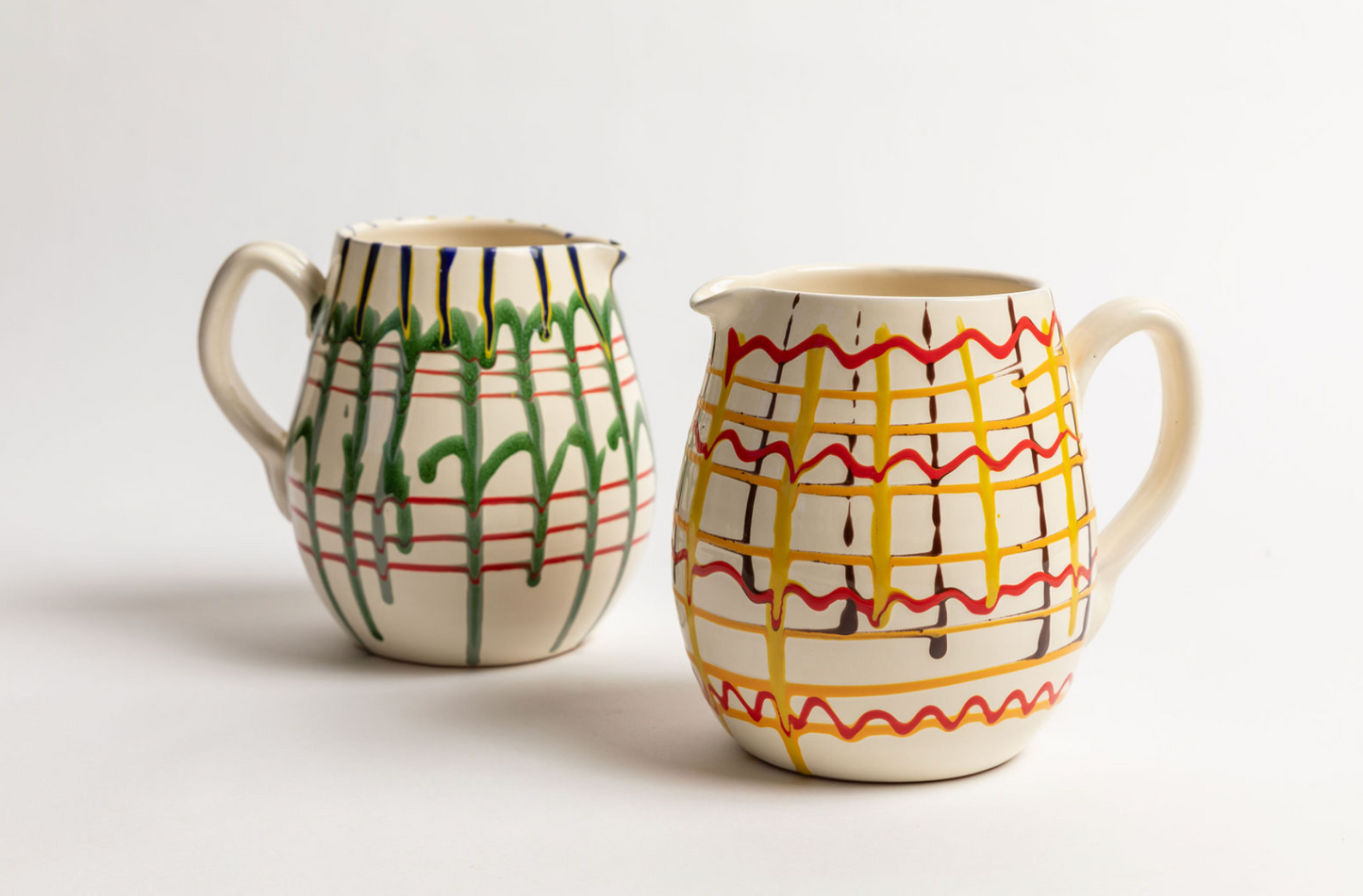 Painted Round Pitcher, 2LT