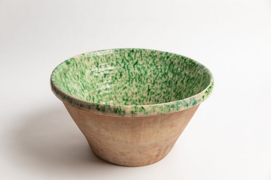 Italian Green Splatter Passata Bowl, XL