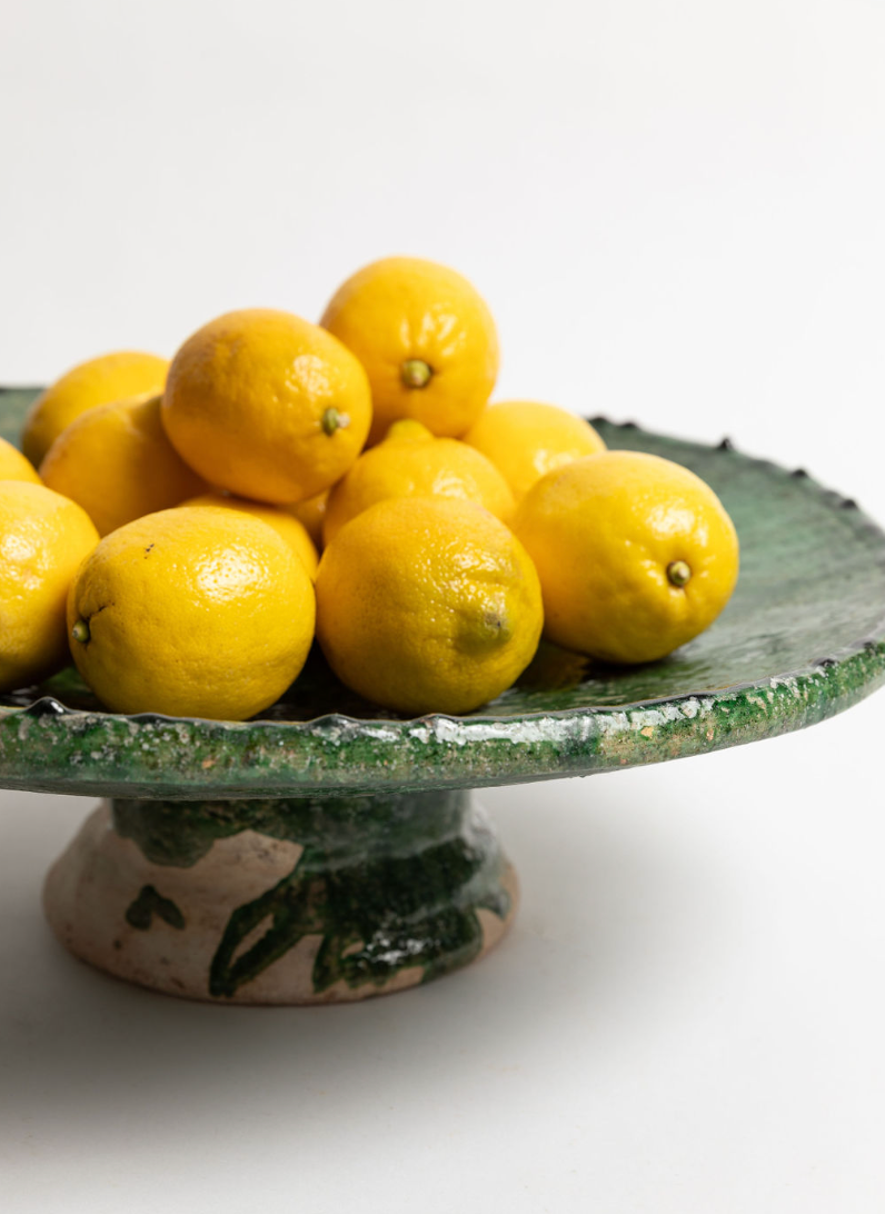 Large Footed Moroccan Bowl