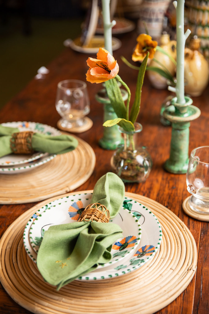 Carnation Dessert Plate