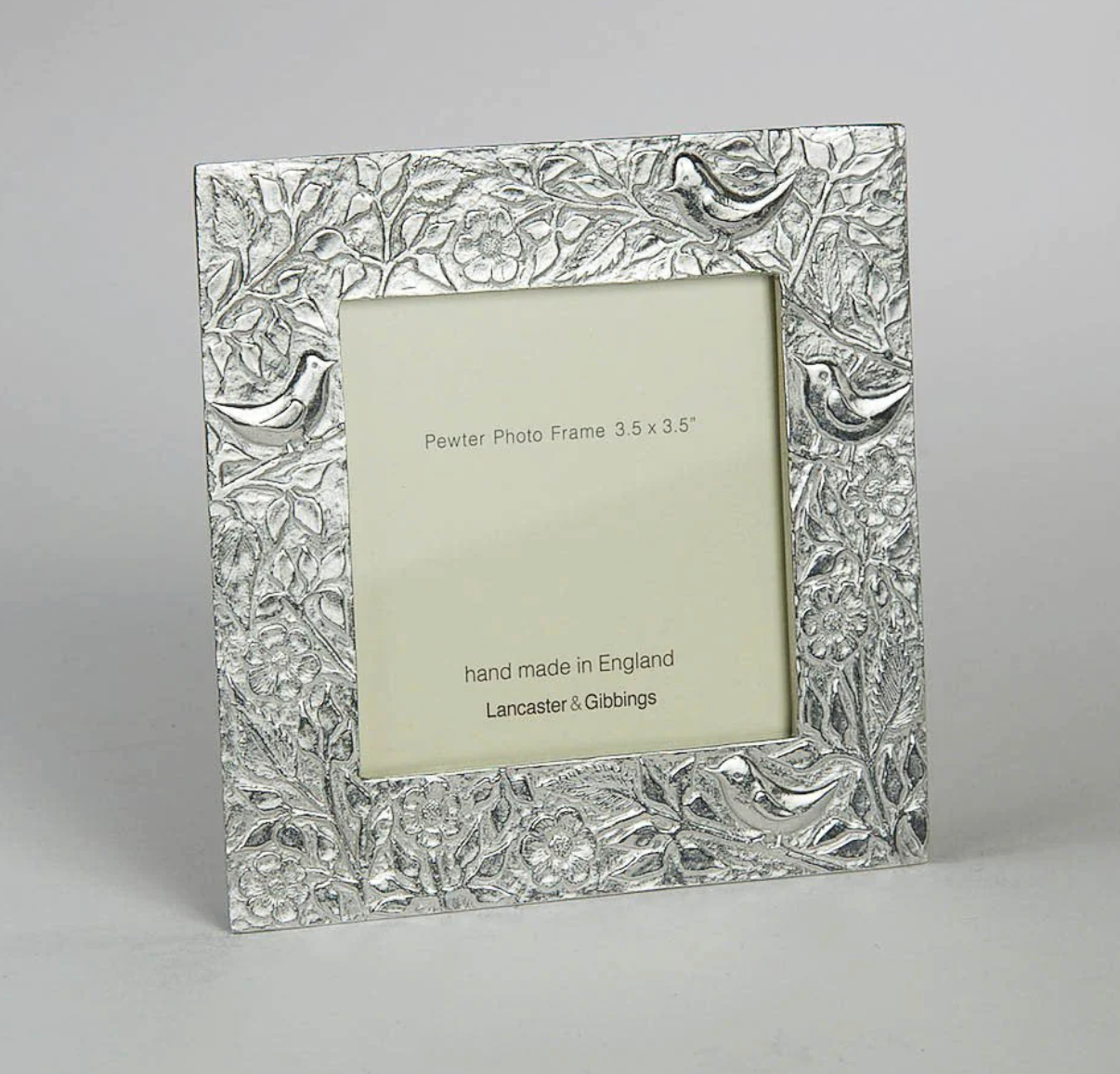 Birds Pewter Photo Frame