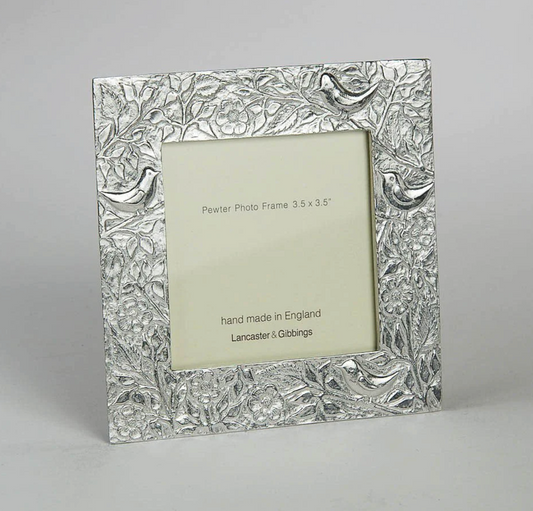Birds Pewter Photo Frame