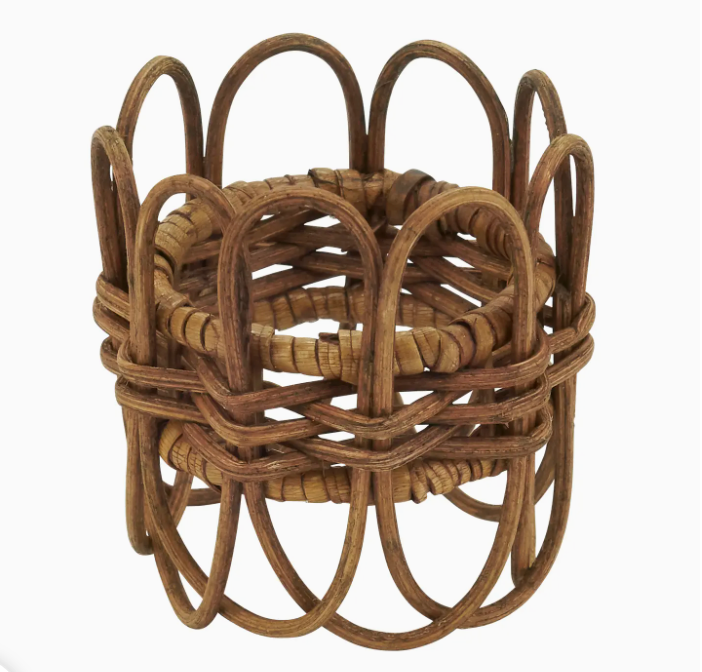 Twisted Rattan Napkin Ring