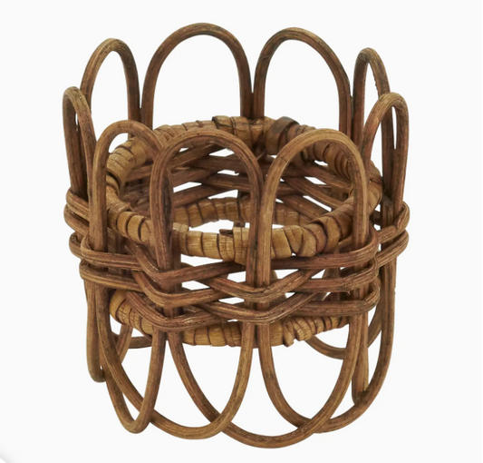 Twisted Rattan Napkin Ring