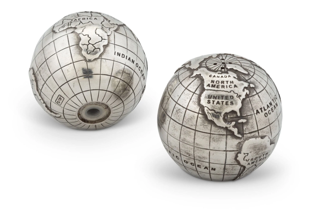 World Globe Salt & Pepper Set
